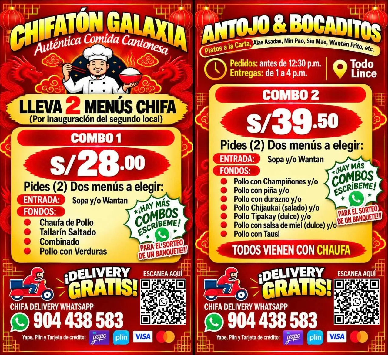Chifatón Galaxia | Menús Chifa + Delivery Gratis a todo Lince Jesús Maria — foto 1